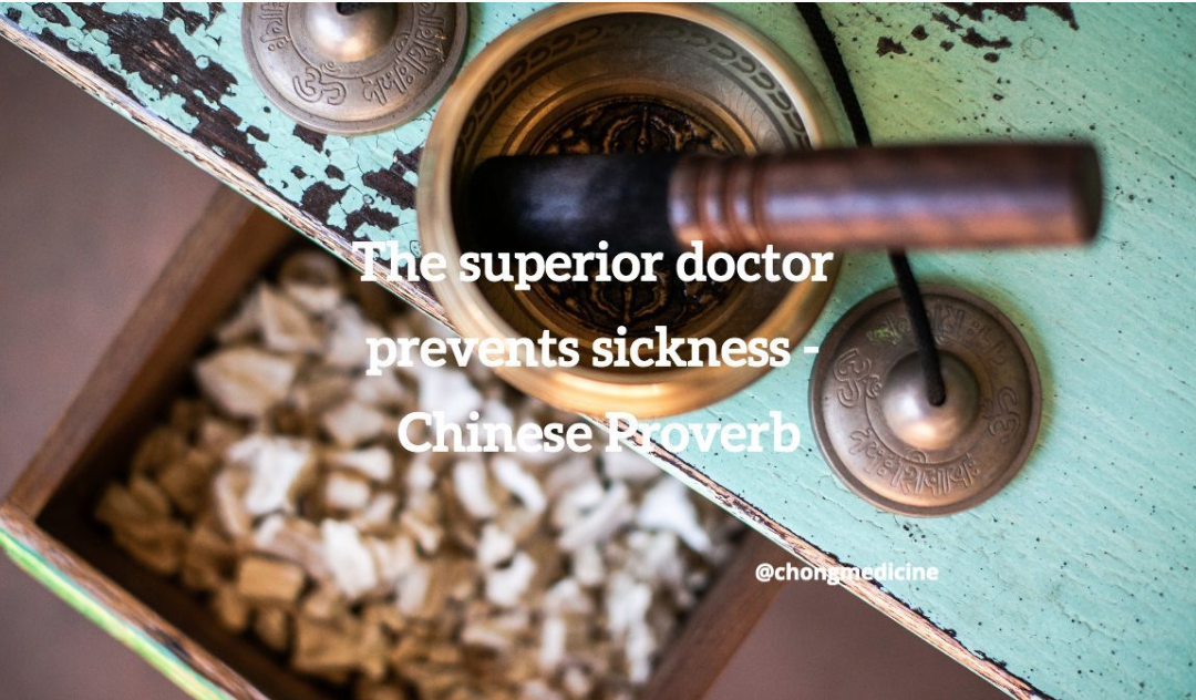 The Superior Doctor Prevents Sickness – Chinese Proverb
